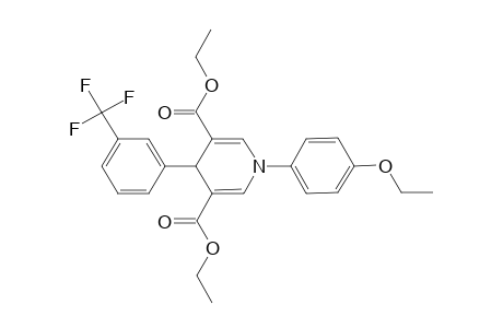 1-(4-Ethoxyphenyl)-4-[3-(trifluoromethyl)phenyl]-4H-pyridine-3,5-dicarboxylic acid diethyl ester