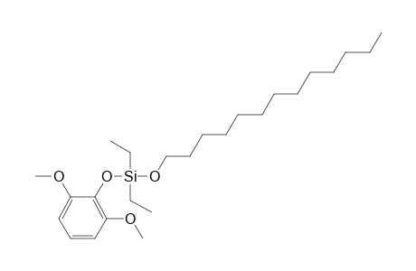 Silane, diethyl(2,6-dimethoxyphenoxy)tridecyloxy-