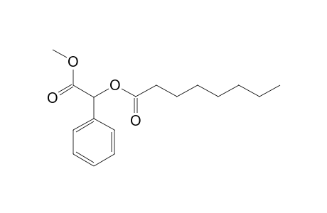 2-Methoxy-2-oxo-1-phenylethyl octanoate