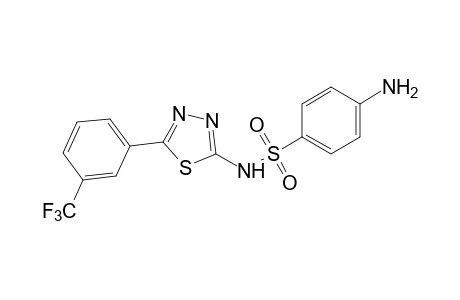 N^1-[5-(alpha,alpha,alpha-trifluoro-m-tolyl)-1,3,4-thiadiazol-2-yl]sulfanilamide