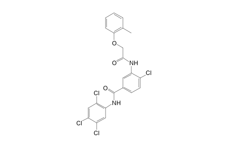 2',4,4',5'-Tetrachloro-3-[2-(o-tolyloxy)acetamido]benzanilide