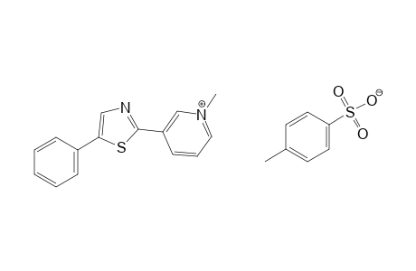 1-methyl-3-(5-phenyl-2-thiazolyl)pyridinium p-toluenesulfonate