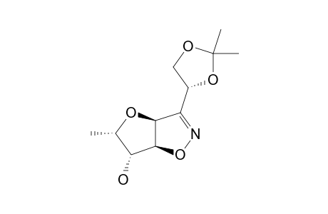 (3A-S,5S,6R,6A-R,1'S)-6-HYDROXY-3-(1',2'-O-ISOPROPYLIDENEDIOXYETHYL)-5-METHYL-3A,5,6,6A-TETRAHYDROFURO-[2,3-D]-ISOXAZOLE