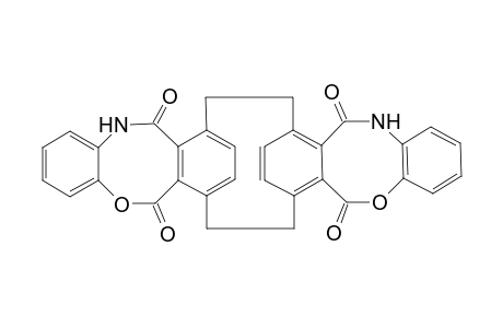 syn-6,18-Diaza-11,23-dioxa[2.2](1,4)dibenzocyclooctanophane-5,12,17,24-tetraone