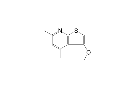 thieno[2,3-b]pyridine, 3-methoxy-4,6-dimethyl-