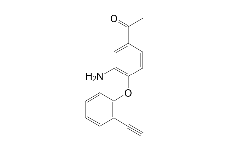 1-[3-amino-4-(2-ethynylphenoxy)phenyl]ethanone