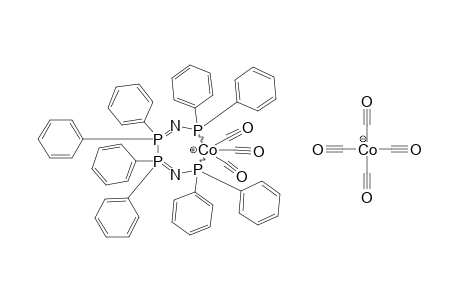 FAC-[1,1,1-TRICARBONYL-2,2,4,4,5,5,7,7-OCTAPHENYL-1-COBALTO-(1)-3,6-DIAZA-2,4,5,7-TETRAPHOSPHAHEPTA-3,5-DIEN]-TETRACARBONYLCOBALT-(I)