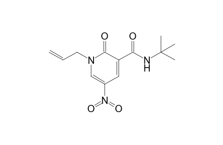 3-[N-t-Butylcarbamoyl]-1-(2'-propen-1'-yl)-5-nitropyridin-2(1H)-one