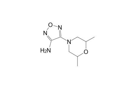 4-(2,6-Dimethyl-morpholin-4-yl)-furazan-3-ylamine