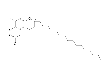 [6-HYDROXY-2,7,8-TRIMETHYL-2-(4,8,12-TRIMETHYL-TRIDECYL)-CHROMAN-5-YL]-ACETIC-ACID;5-TOCOPHERYL-ACETIC-ACID