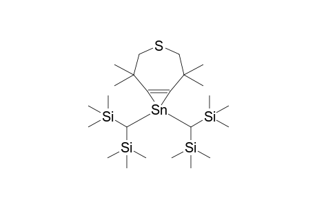 2,2,6,6-TETRAMETHYL-8,8-BIS[DI(TRIMETHYLSILYL)METHYL]-4-THIA-8-STANNABICYCLO[5.1.0]OCT-1(7)-ENE