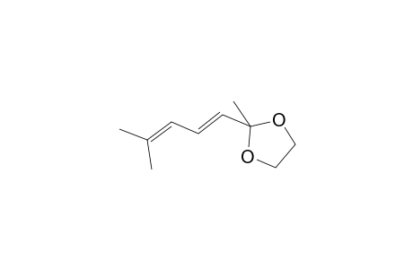 2-Methyl-2-[(1E)-4-methyl-1,3-pentadienyl]-1,3-dioxolane