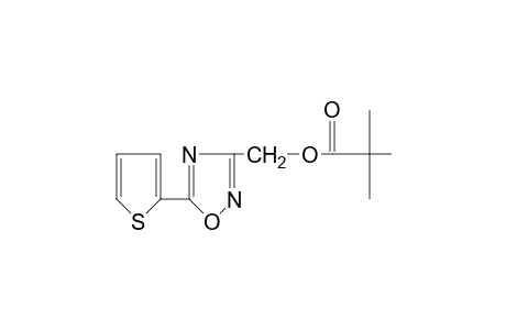 5-(2-thienyl)-1,2,4-oxadiazole-3-methanol, pivalate (ester)