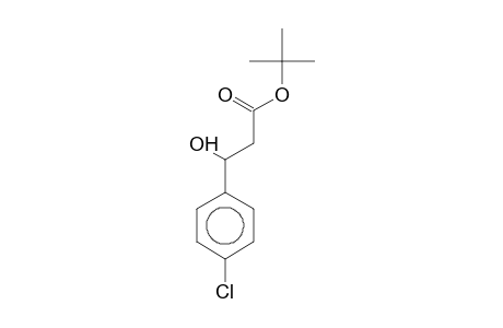 Propanoic acid, 3-(4'-chlorophenyl)-3-hydroxy-, t-butyl ester