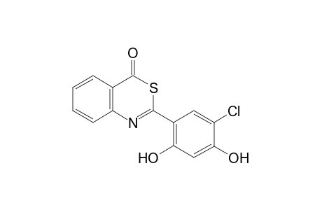 2-(5-Chloro-2,4-dihydroxyphenyl)-4H-3,1-benzothiazin-4-one