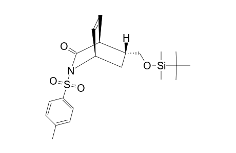 5-ENDO-([(TERT.-BUTYLDIMETHYLSILYL)-OXY]-METHYL)-2-(4'-METHYLBENZENESULFONYL)-3-OXO-2-AZABICYCLO-[2.2.2]-OCT-7-ENE