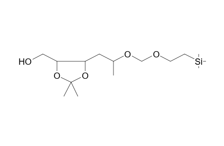 1,3-Dideoxy-4,5-O-(1-methylethylidene)-2-O-([2-(trimethylsilyl)ethoxy]methyl)hexitol