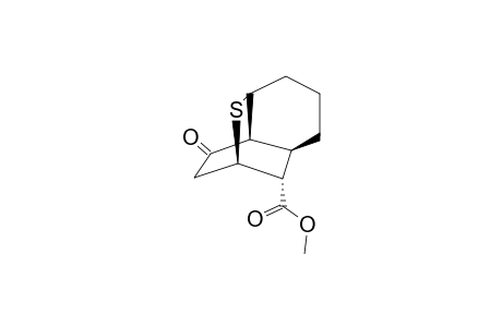 METHYL_(2S*,4AS*,5R*,8AS*,9R*)-OCTAHYDRO-4-OXO-2,5-METHANO-2-H-1-BENZOTHIOPYRAN-9-CARBOXYLATE