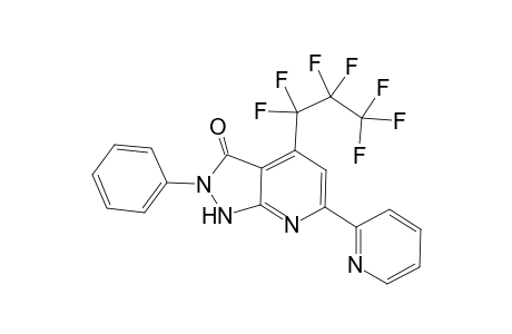 4-(Perfluoropropyl)-2-phenyl-6-(pyridin-2-yl)-1H-pyrazolo-[3,4-b]pyridin-3(2H)-one