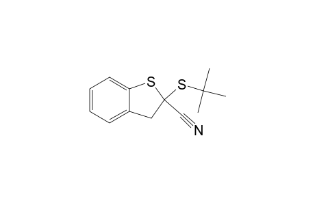 2,3-Dihydro-2-cyano-2-(tert-butylthio)benzo[b]thiophene