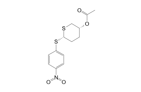 4-NITROPHENYL-4-O-ACETYL-2,3-DIDEOXY-1,5-DITHIO-D-GLYCERO-PENTOPYRANOSIDE;ALPHA-ANOMER