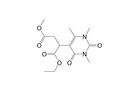 METHYL-3-(ETHOXYCARBONYL)-3-(1,2,3,4-TETRAHYDRO-1,3,6-TRIMETHYL-2,4-DIOXOPYRIMIDIN-5-YL)-PROPANOATE