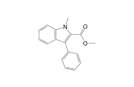 1H-Indole-2-carboxylic acid, 1-methyl-3-phenyl-, methyl ester