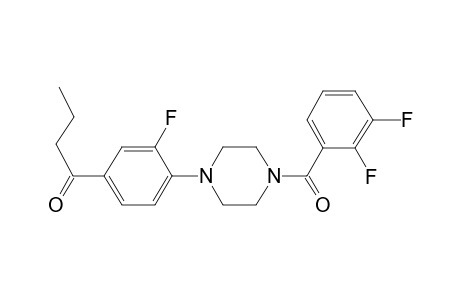 1-[4-[4-(2,3-Difluoro-benzoyl)-piperazin-1-yl]-3-fluoro-phenyl]-butan-1-one
