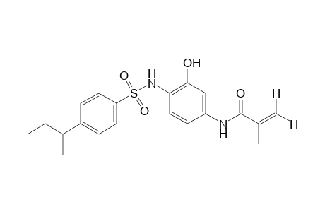 4'-[(p-sec-butylphenyl)sulfonamido]-3'-hydroxymethacrylanilide