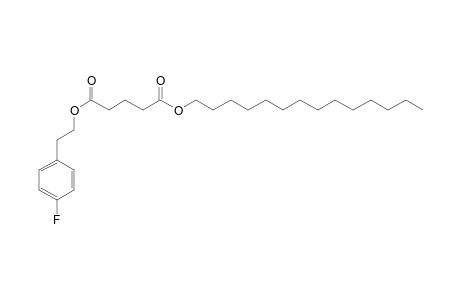 Glutaric acid, 2-(4-fluorophenyl)ethyl tetradecyl ester