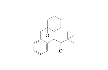 1-[2-(1-Hydroxycyclohexyl)methylphenyl]-3,3-dimethyl-2-butanol