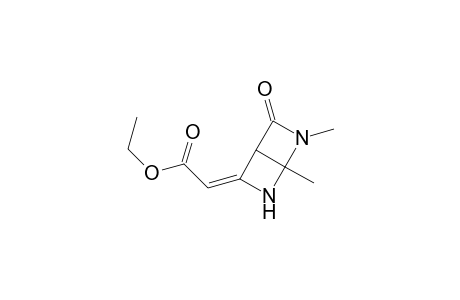 (E)-3-[(ethoxycarbonyl)methylene]-1,6-dimethyl-2,6-diazabicyclo[2.2.0]hexan-5-one