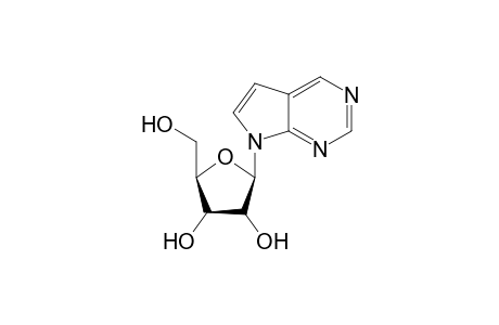 9-(.beta.-D-Ribofuranosyl)-9H-7-deazapurine (7-deazanebularine)