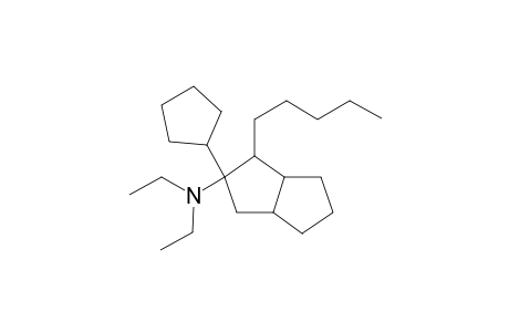 3-Diethylamino-2-pentyl-3-cyclopentylbicyclo[3.3.0]octane