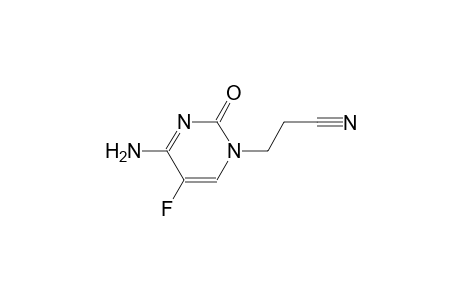 3-(4-amino-5-fluoro-2-keto-pyrimidin-1-yl)propionitrile