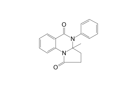 Pyrrolo[1,2-a]quinazoline-1,5-dione, 3a-methyl-4-phenyl-2,3,3a,4-tetrahydro-