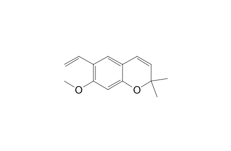 6-Ethenyl-7-methoxy-2,2-dimethyl-1-benzopyran