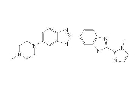 2-(1-Methyl-2-imidazolyl)-5-[5-(4-methyl-1-piperazinyl)-1H-benzimidazole-2-yl]-1H-benzimidazole