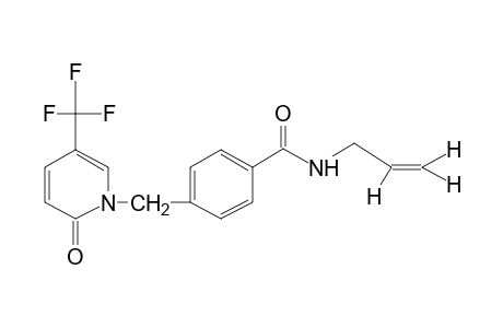 N-ALLYL-alpha-[2-OXO-5-(TRIFLUOROMETHYL)-1(2H)-PYRIDYL]-p-TOLUAMIDE