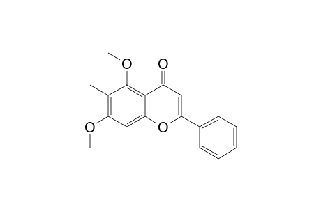 5,7-DIMETHOXY-6-METHYL-FLAVONESTROBOCHRYSIN