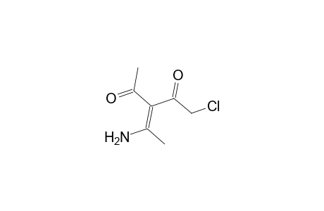 2,4-Pentanedione, 3-(1-aminoethylidene)-1-chloro-