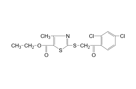 2-[(2,4-dichlorophenacyl)thio]-4-methyl-5-thiazolecarboxylic acid, ethyl ester