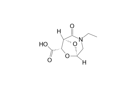 (1S,5R,7S)-3-Ethyl-2-oxo-6,8-dioxa-3-azabicyclo[3.2.1]octane-7-exo-carboxyloic acid