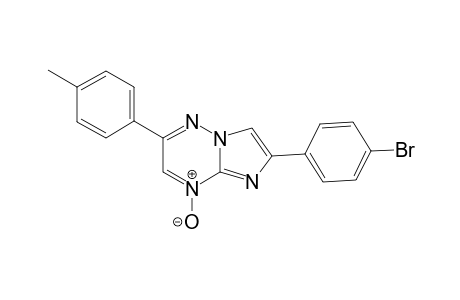 6-(4-bromophenyl)-2-(4-methylphenyl)-4-oxidoimidazo[1,2-b][1,2,4]triazin-4-ium