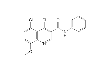 4,5-dichloro-8-methoxy-3-quinolinecarboxanilide