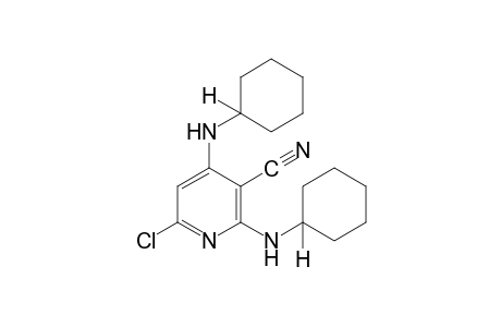 2,4-bis(cyclohexylamino)-6-chloronicotinonitrile