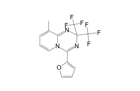 4-Furan-2-yl-9-methyl-2,2-bis-trifluoromethyl-2H-pyrido[1,2-a][1,3,5]triazine