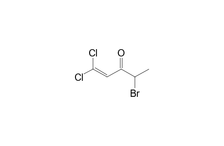 4-Bromo-1,1-dichloropent-1-en-3-one