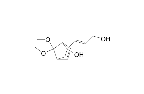 5-[(E)-3-hydroxyprop-1-enyl]-7,7-dimethoxy-5-bicyclo[2.2.1]hept-2-enol