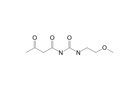 3-keto-N-(2-methoxyethylcarbamoyl)butyramide